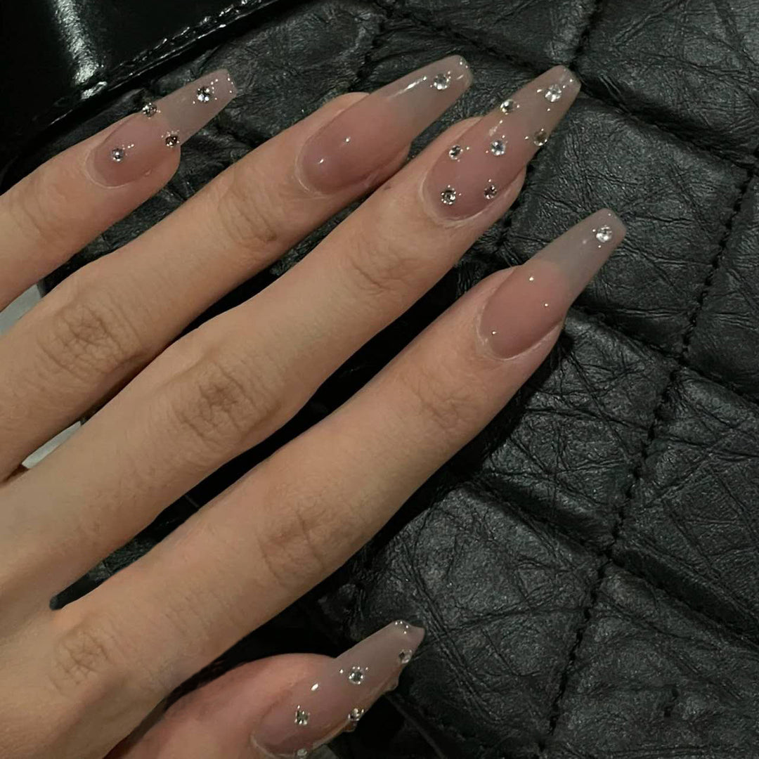 Elegant Stiletto Acrylic Nail Art Set