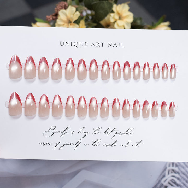 Versatile Press-On Nail Set with Unique Art Designs