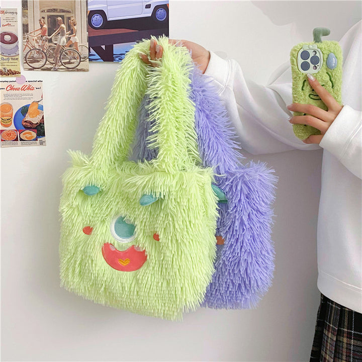 Playful Monster Plush Purse