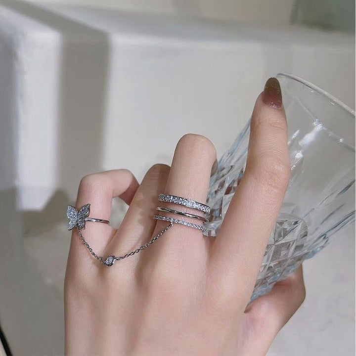 Playful ring set with butterfly elements Kalsten