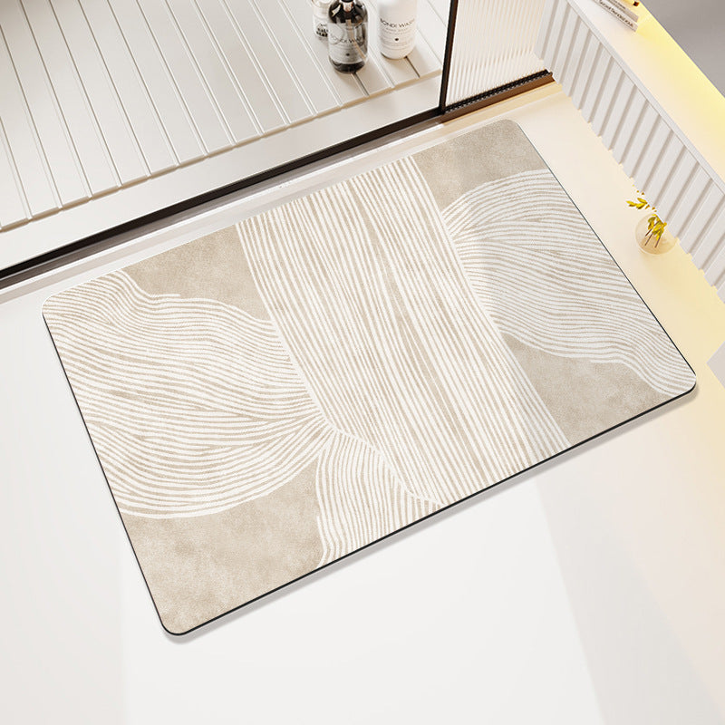 Abstract Geometric Design Bath Mat Kalsten