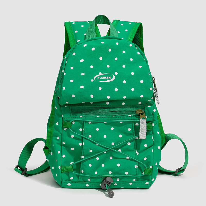 Trendy Polka Dot Casual Backpack Kalsten