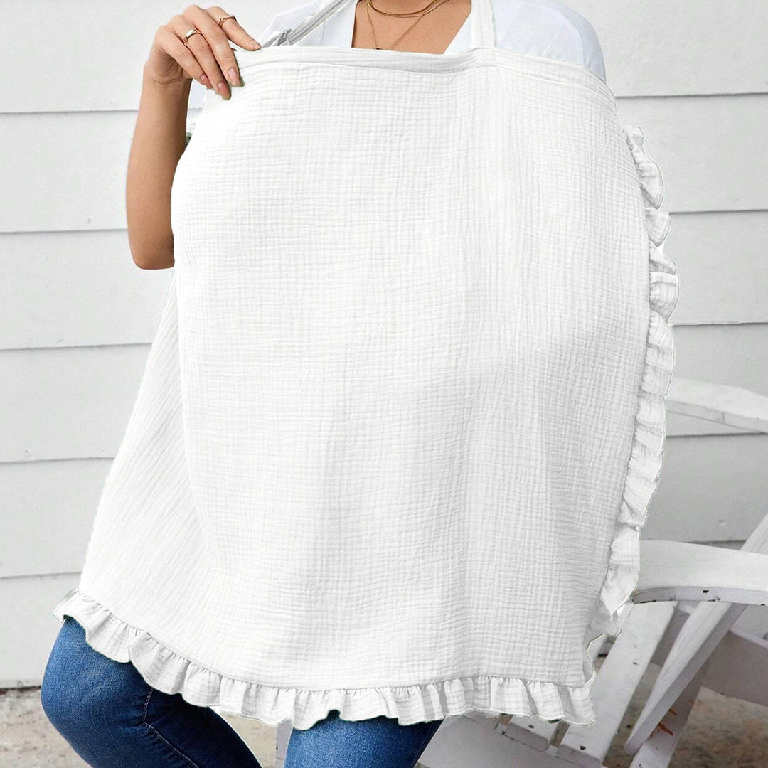 Stylish Ruffled Cotton Cooking Apron kalsten