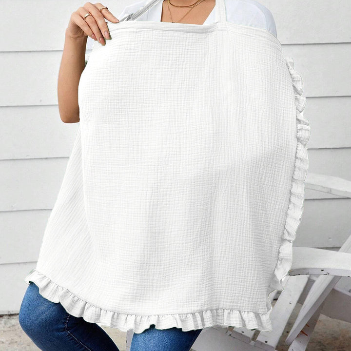 Stylish Ruffled Cotton Cooking Apron kalsten