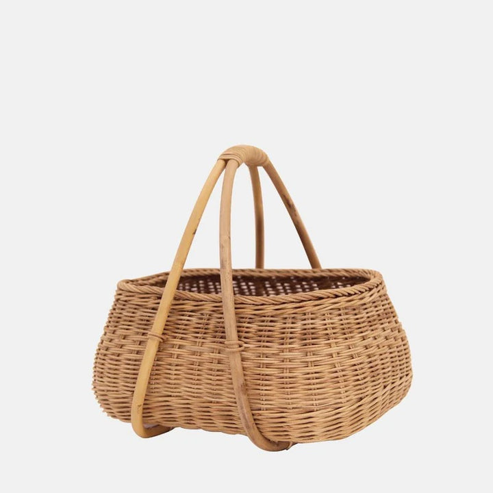 Handmade basket with ergonomic handle Kalsten