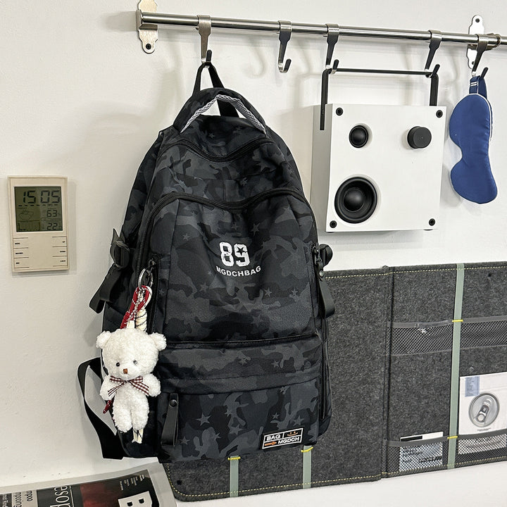 Versatile Camouflage Backpack with Multi-Pocket Design Kalsten