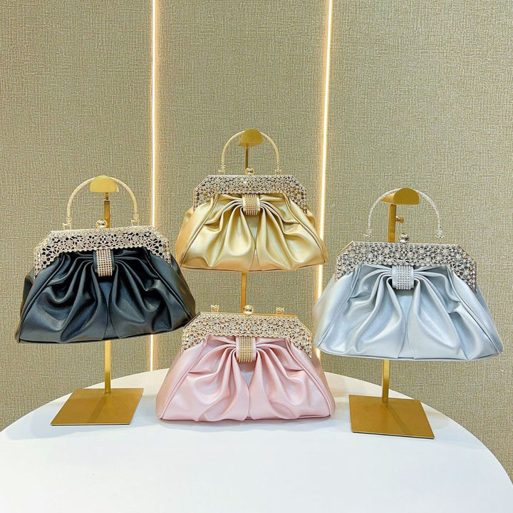 Luxurious Satin Evening Handbag