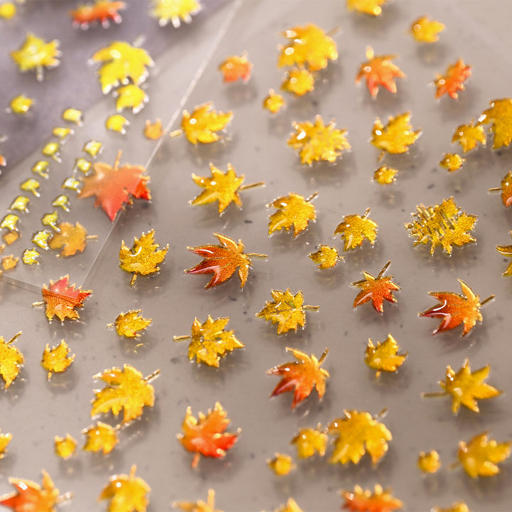 Autumn Leaf Nail Art Stickers