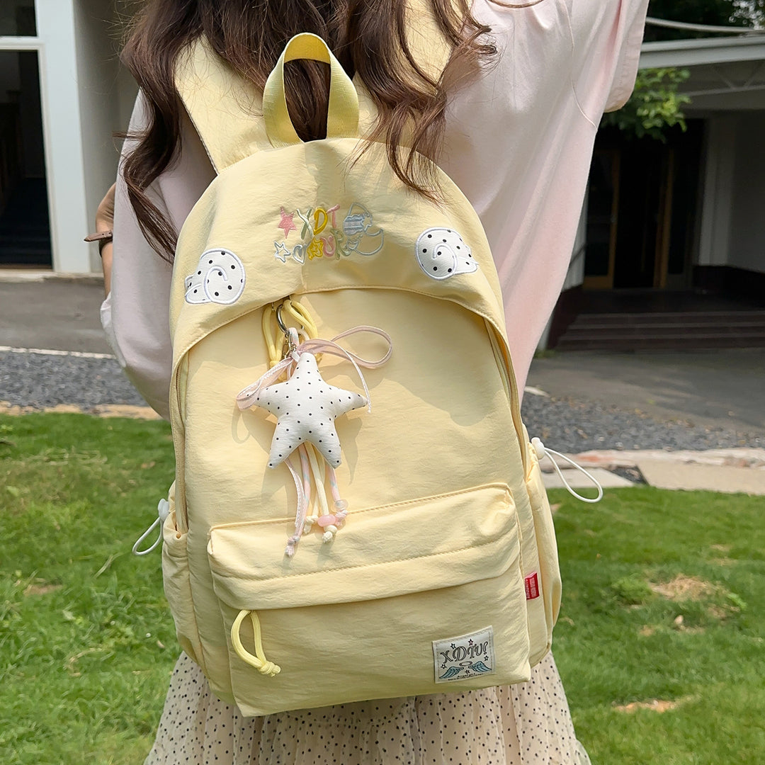 Decorative Star-Themed Casual Backpack Kalsten