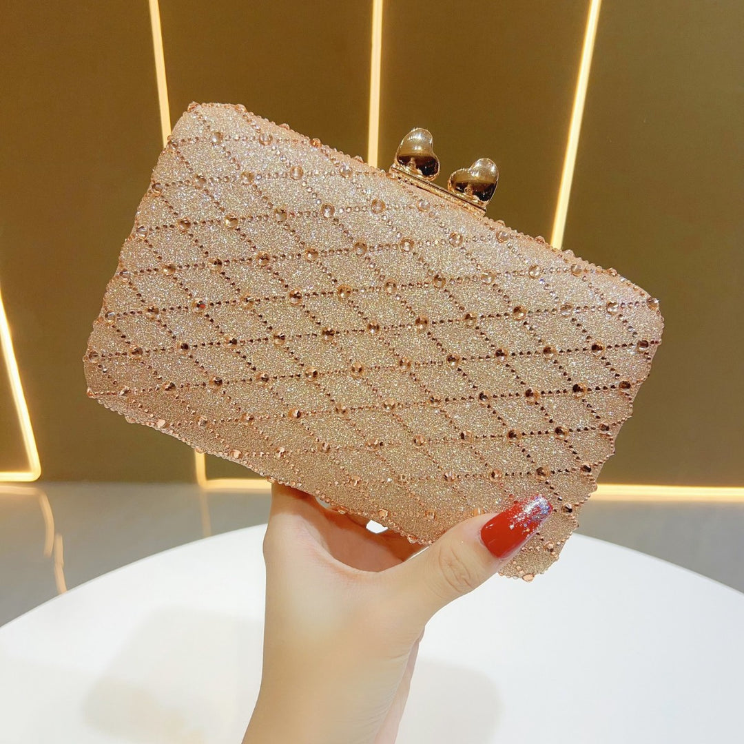 Rhinestone Glitter Clutch