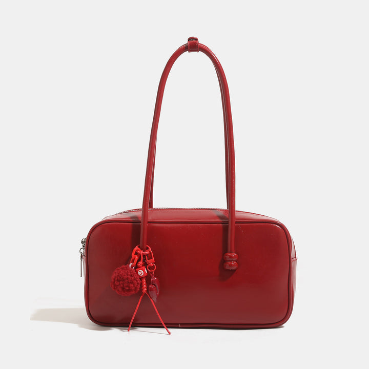 Chic Glossy Handheld Tote Bag
