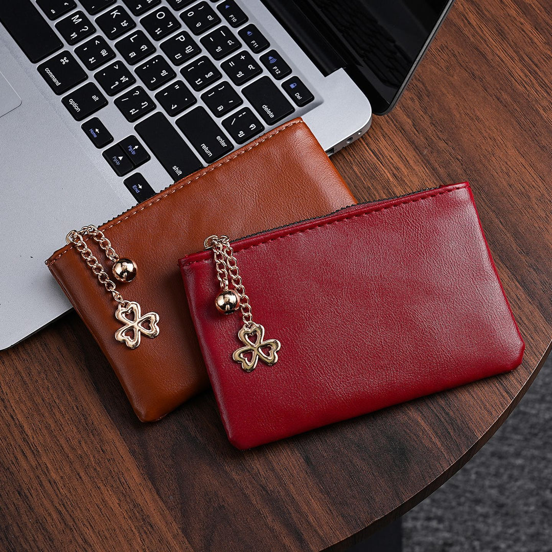 Compact Leather Coin Wallet