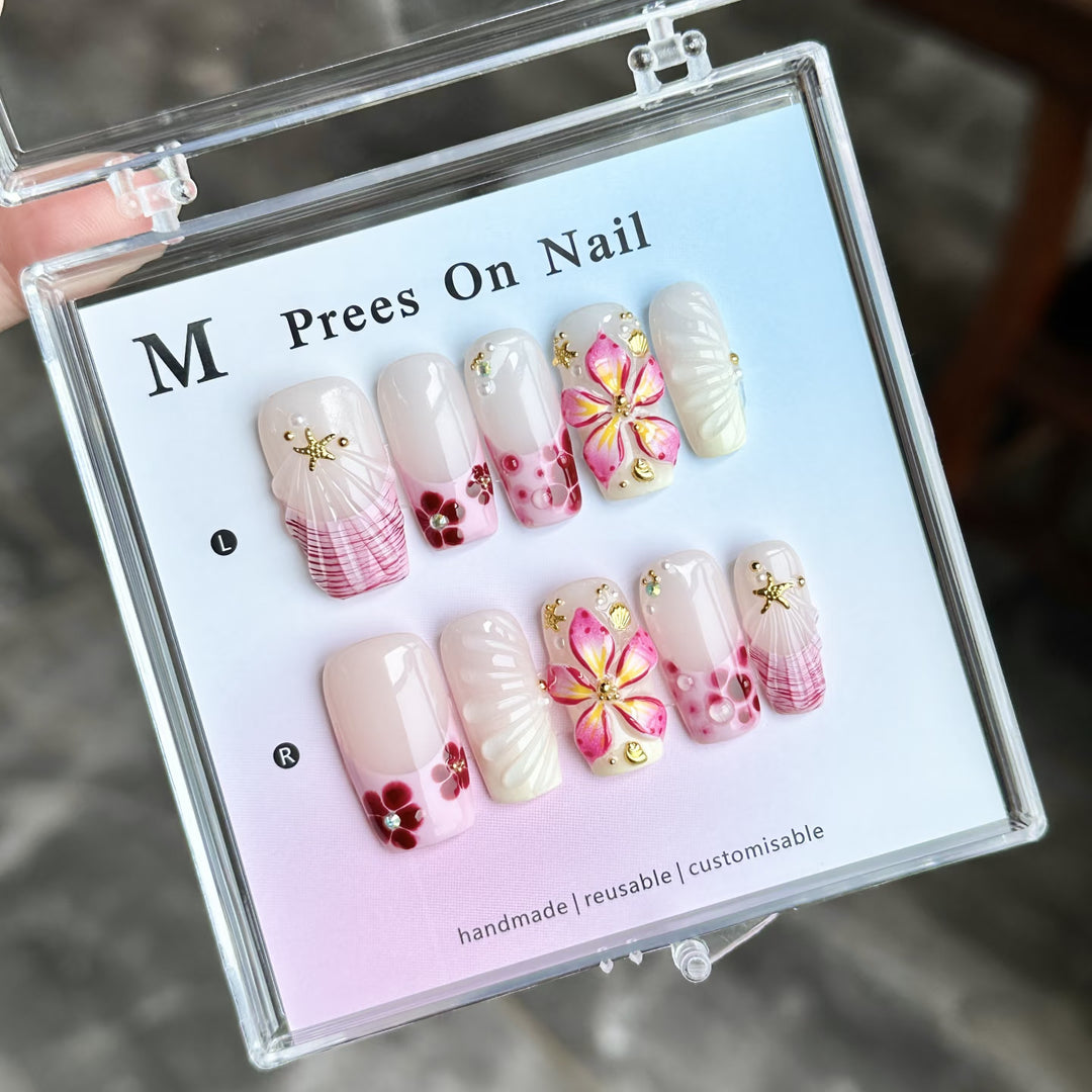 Artistic Reusable Press-On Nail Set