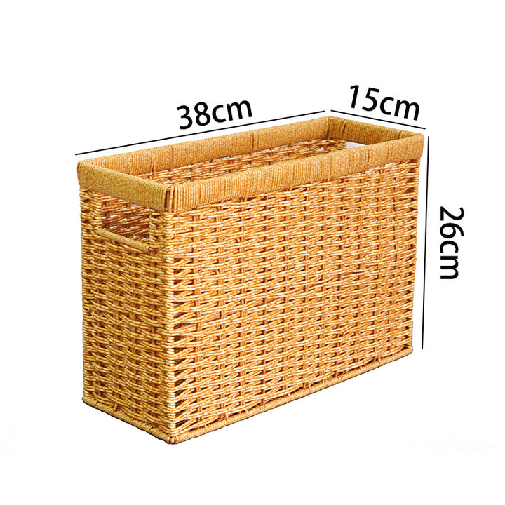 Women's Rectangular Storage Basket with Open Handles Kalsten