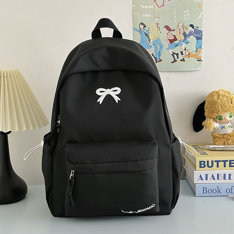 Chic Bow-Accent Backpack Kalsten