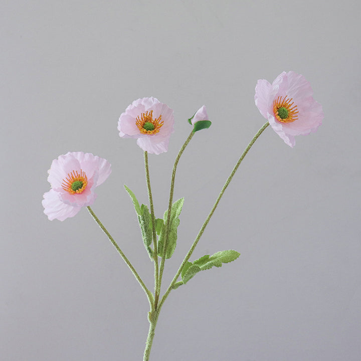 Lifelike Potted Ranunculus Flower Stem