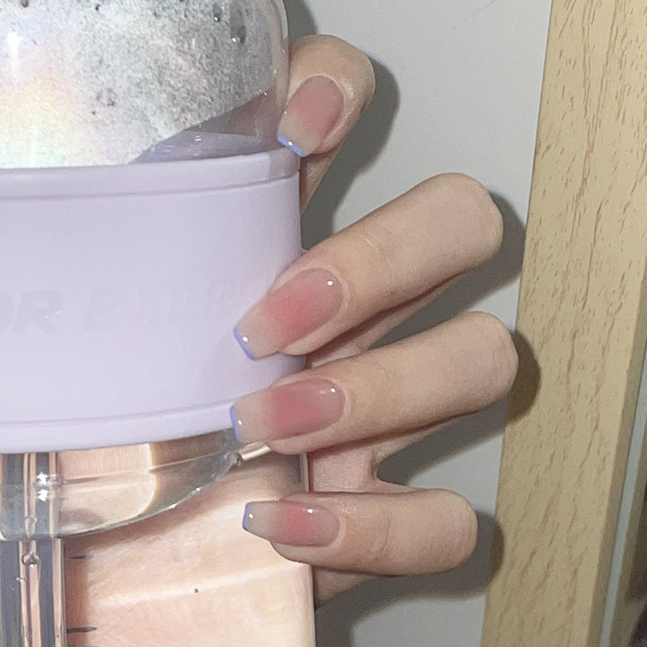 Elegant French Tip Press-On Nails Set