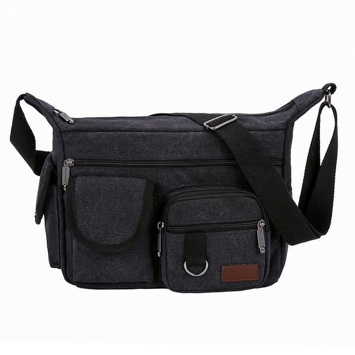 Versatile Canvas Messenger Bag