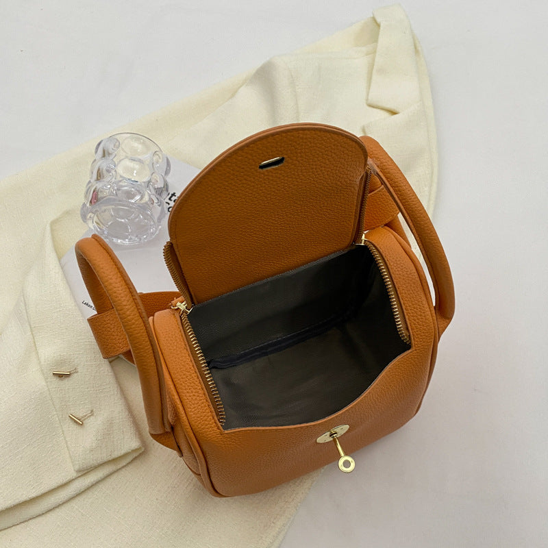 Structured Leather Handbag Kalsten