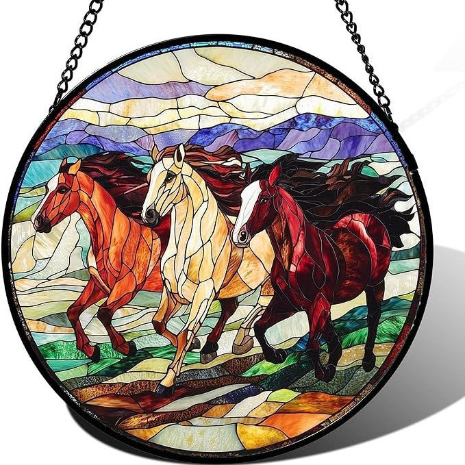 Stained Glass Phoenix Wall Art Kalsten