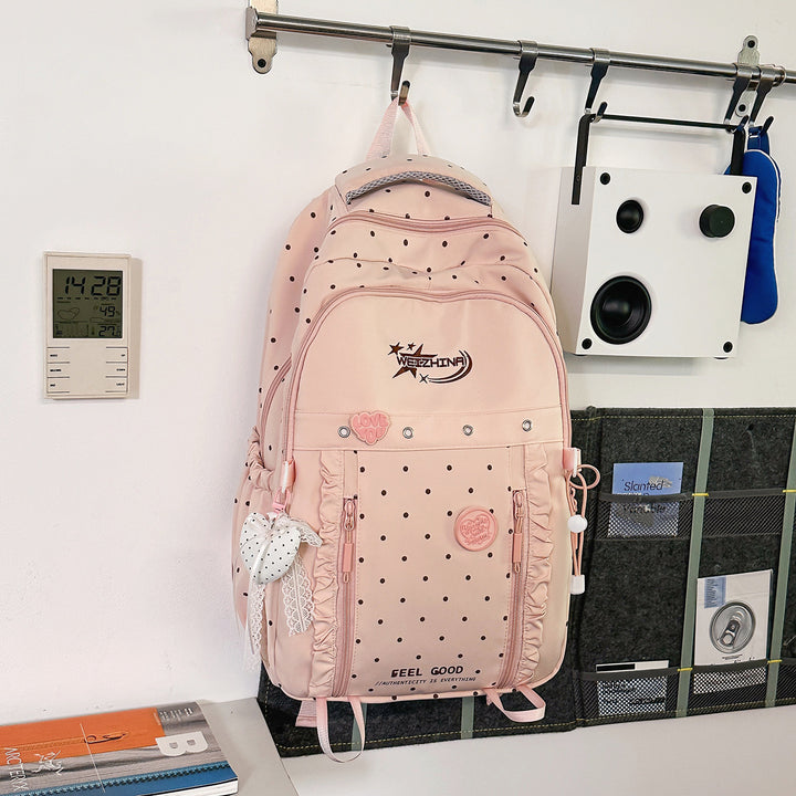 Stylish Dotted Backpack Kalsten