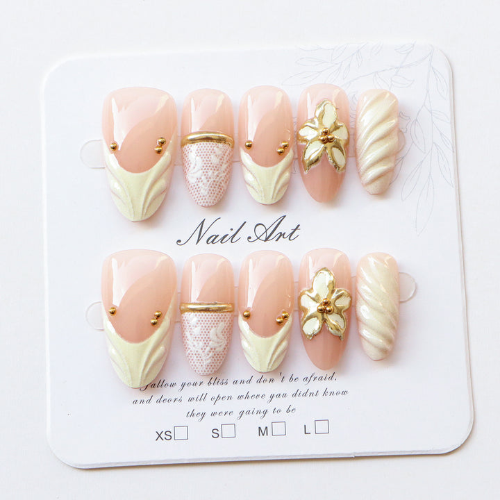 Elegant Floral Nail Art
