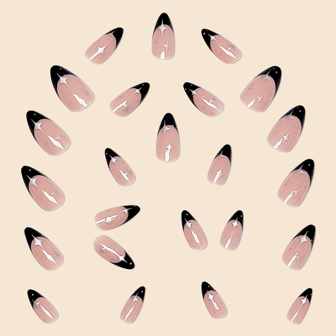 Chic Star Accented Nail Extensions