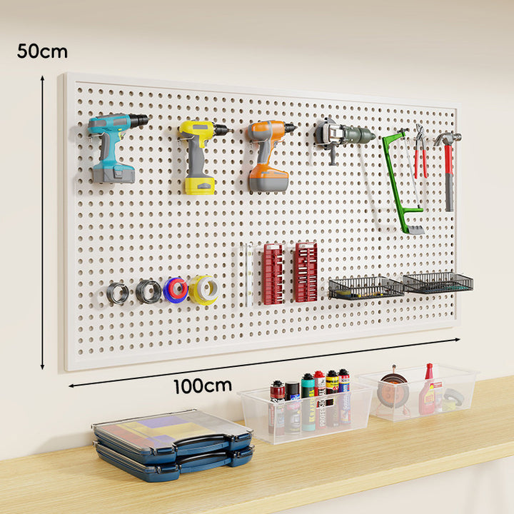 Pegboard Double-Prong Metal Hooks Compact Heavy-Duty Display Hangers