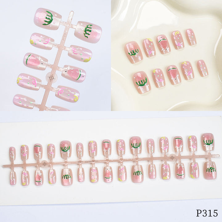 Artistic Floral Design Press-On Nails Kalsten