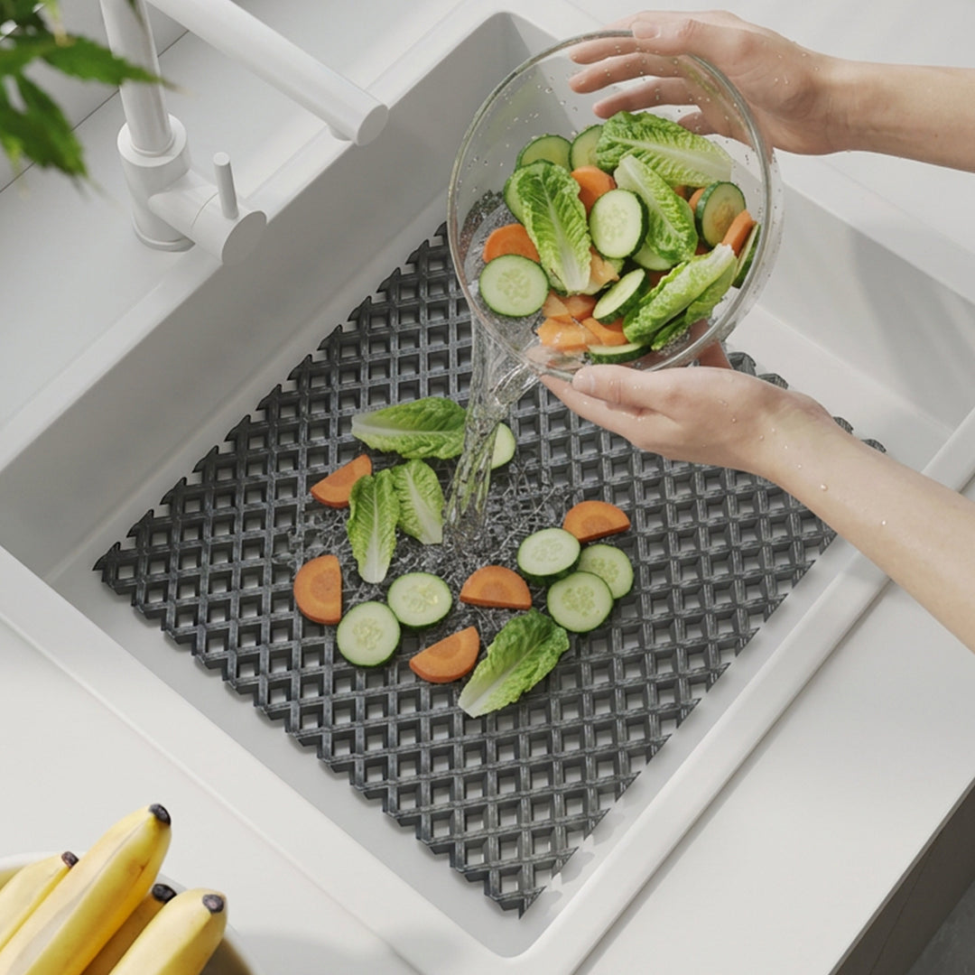 Versatile Kitchen Sink Draining Mat Kalsten