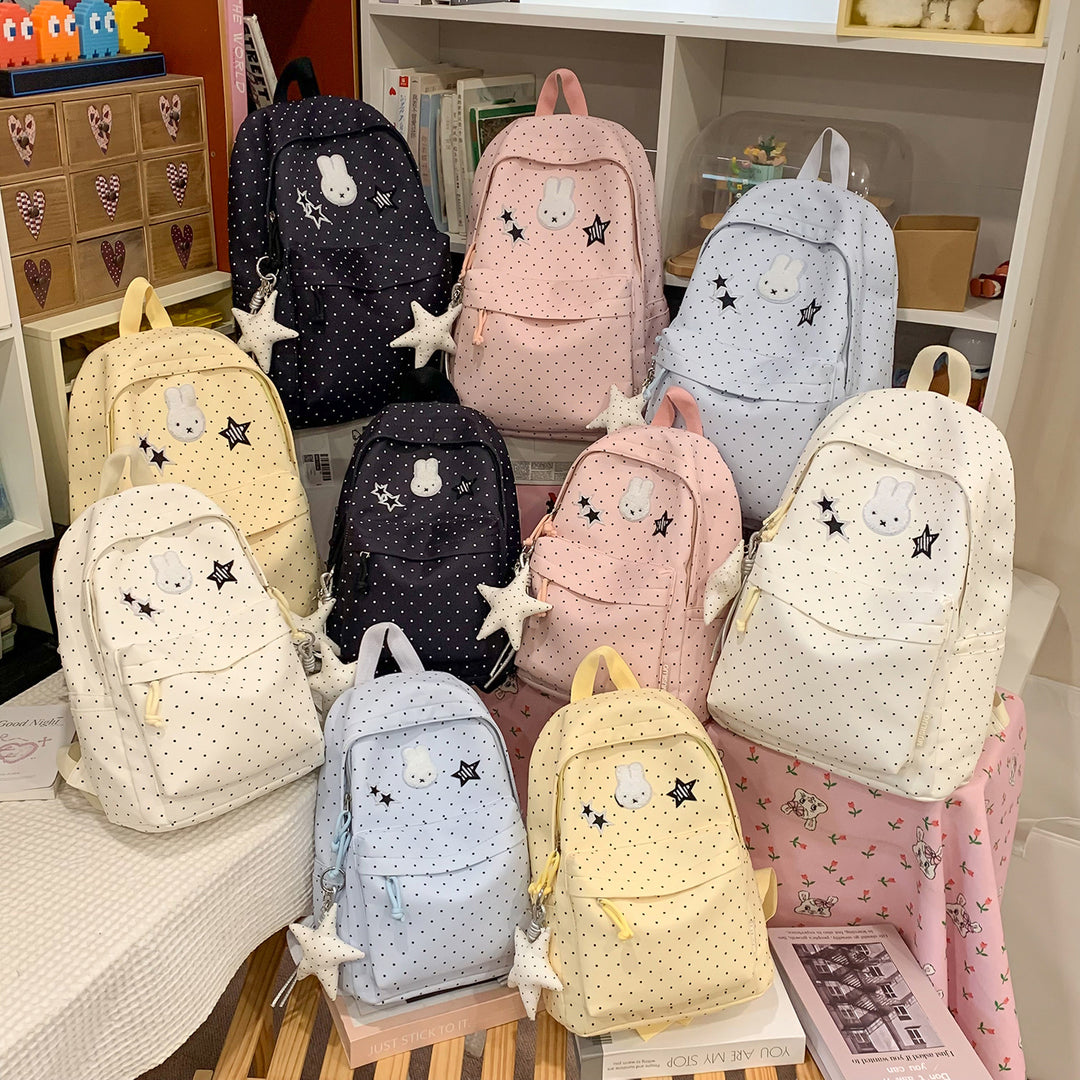 Playful Bunny and Star-Themed Backpack Kalsten