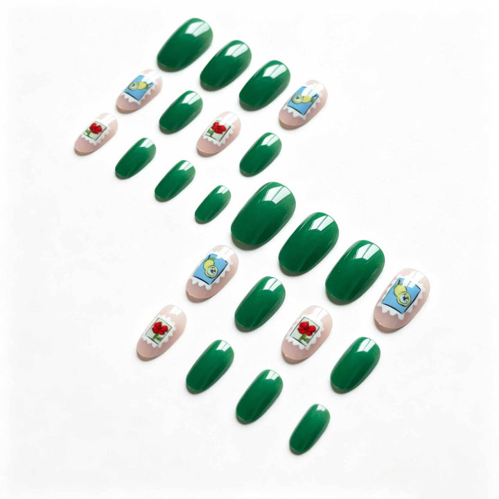 Playful Stamp-Inspired Nail Art Set