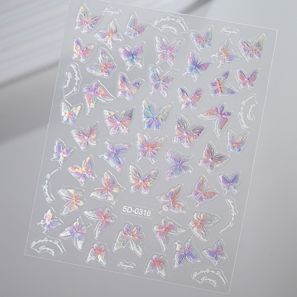 Decorative Butterfly Nail Art Decals
