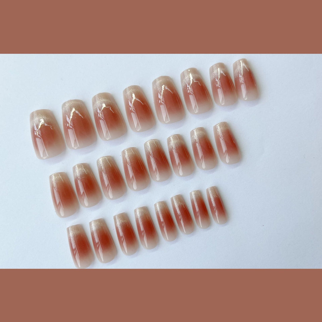 Elegant French Tip Press-On Nail Set