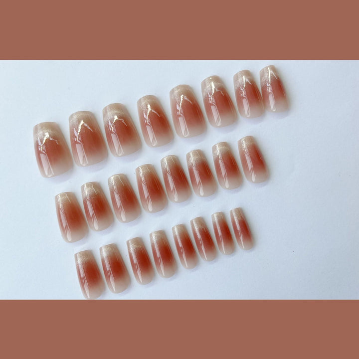 Elegant French Tip Press-On Nail Set