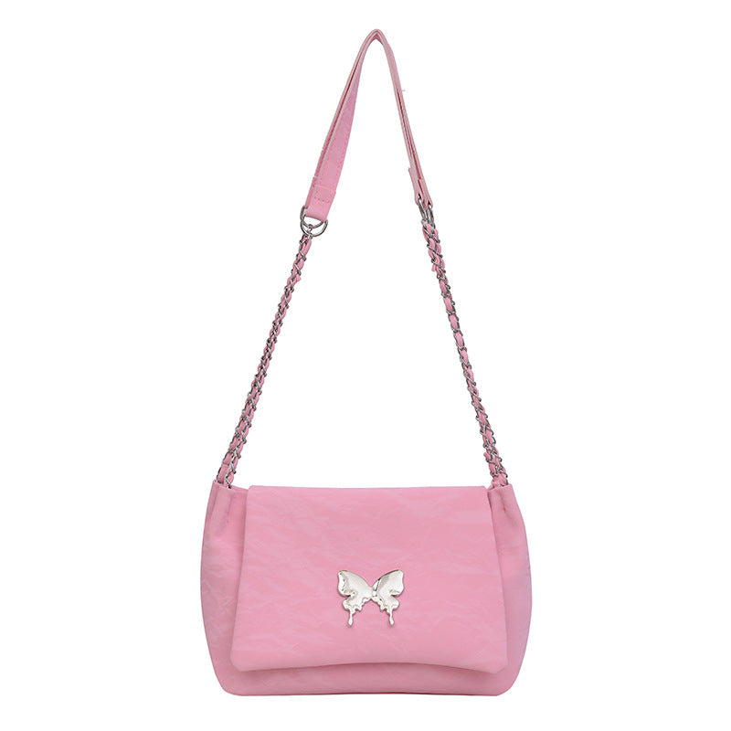 Elegant Butterfly-Embellished Crossbody Bag