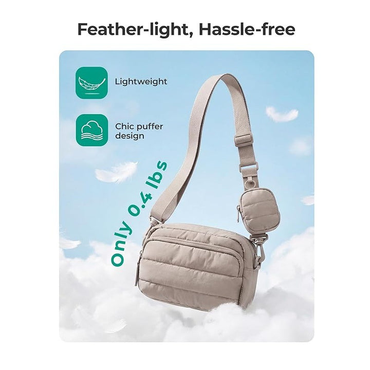 Fashionable shoulder bag with multifunctional compartments Kalsten
