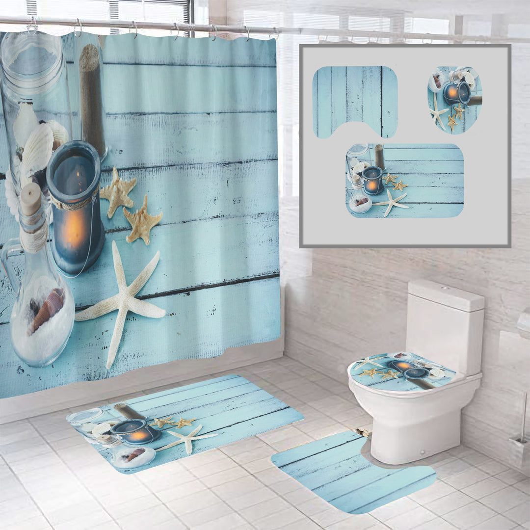 Dolphin-Themed Bathroom Decor Set Kalsten