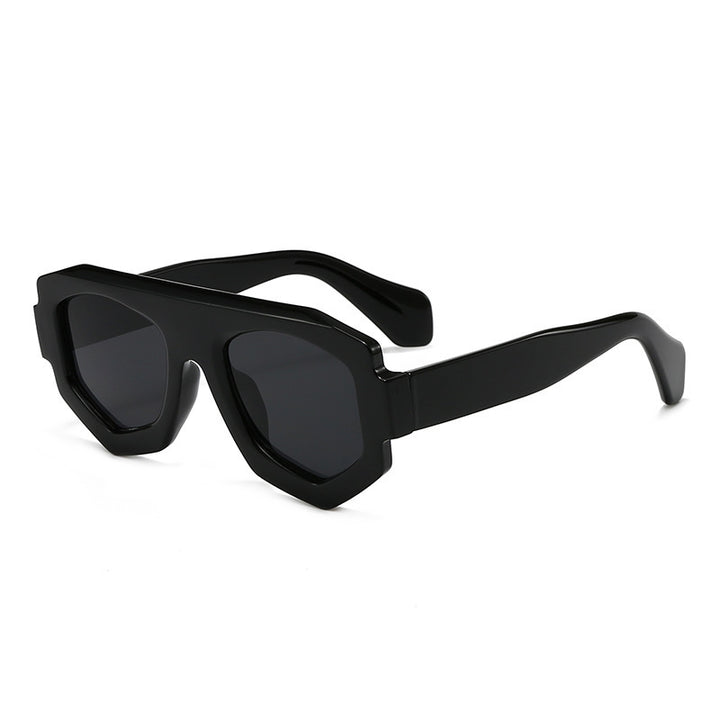 Bold Geometric Shield Sunglasses Kalsten