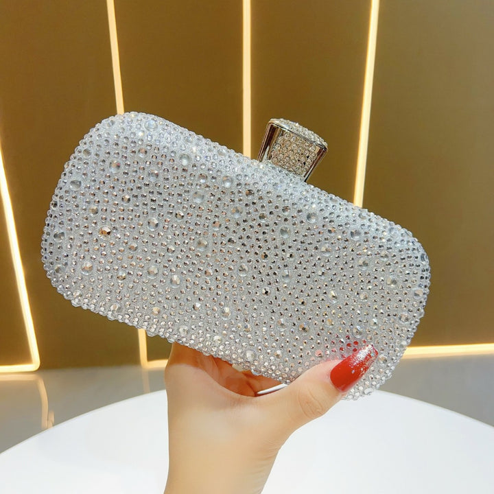Crystal-Studded Clutch Purse