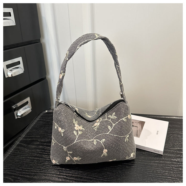 Floral Embroidered Handbag