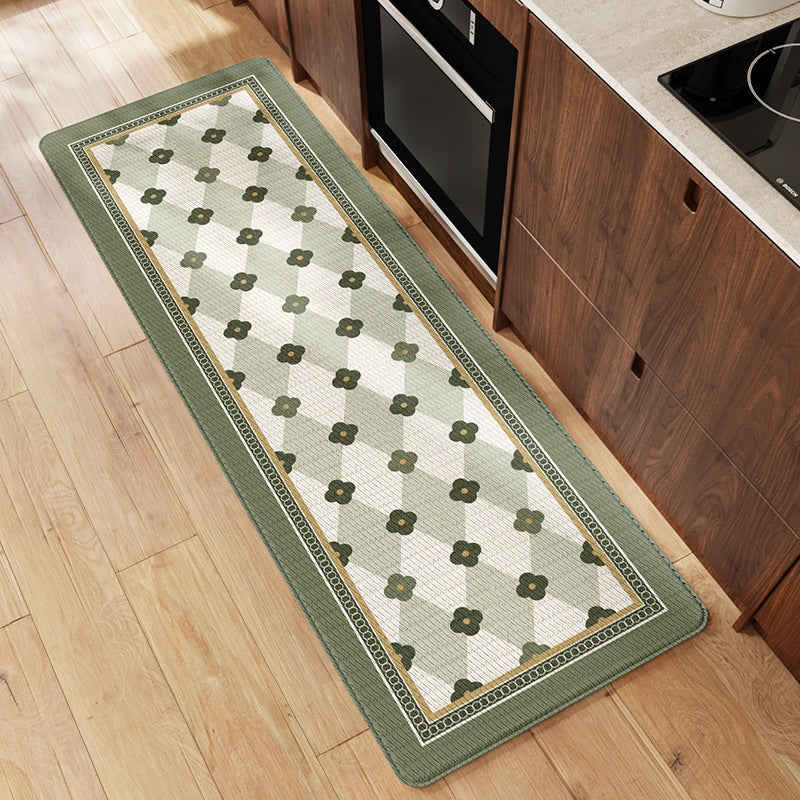Floral Patterned Kitchen Comfort Mat