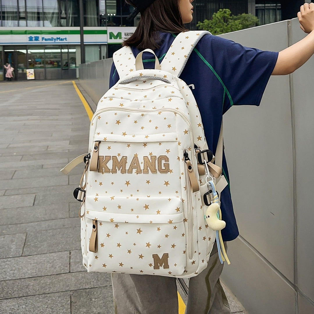 Trendy Star-Patterned Backpack Kalsten