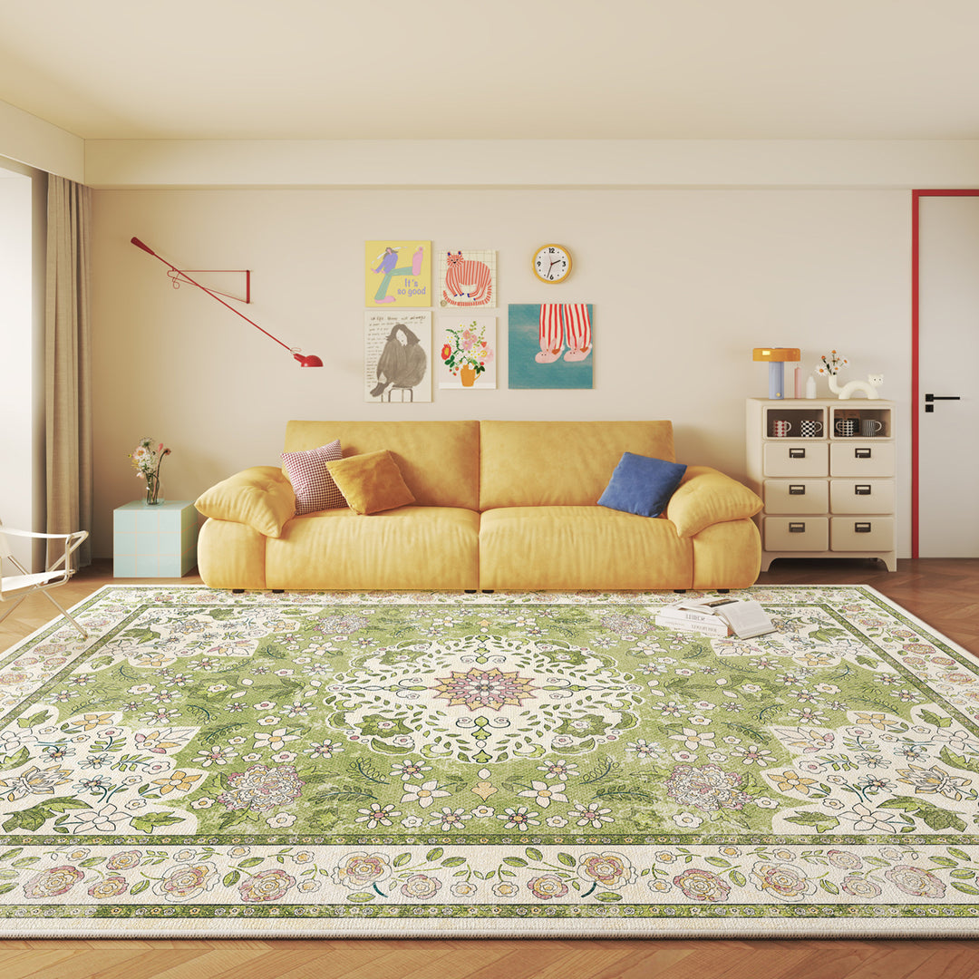 Vintage-Inspired Geometric Area Rug Kalsten