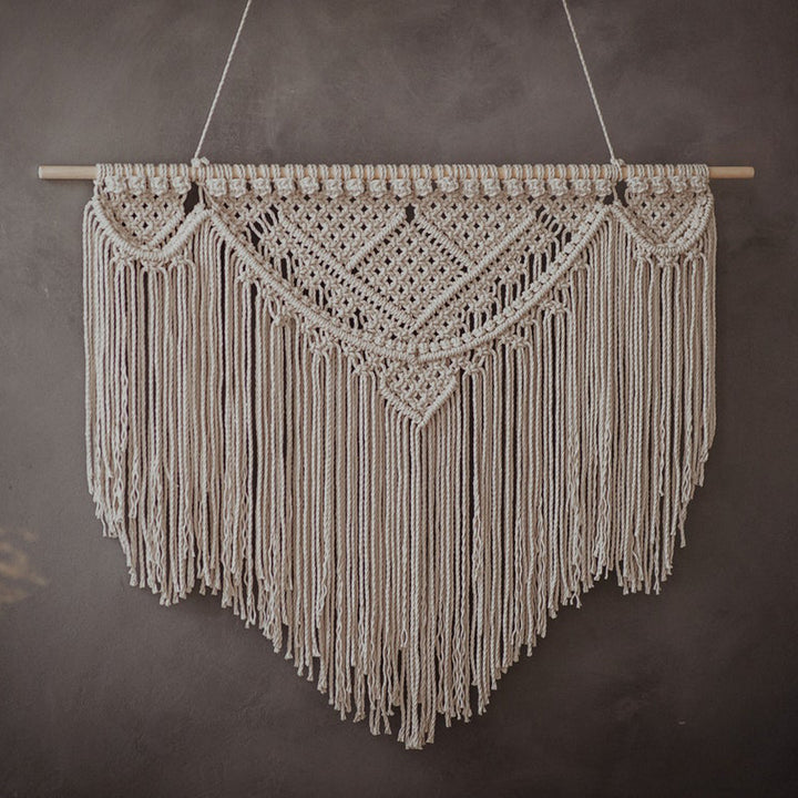 Macrame Wall Tapestry with Artistic Fringes Kalsten