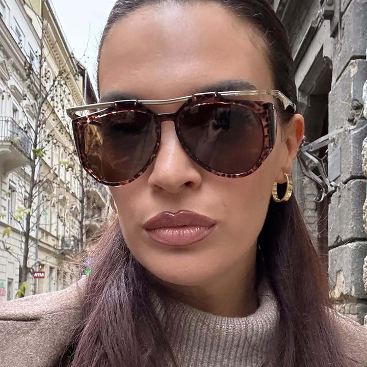 Women's Cat-Eye Sunglasses with Unique Design and Protective Lenses Kalsten