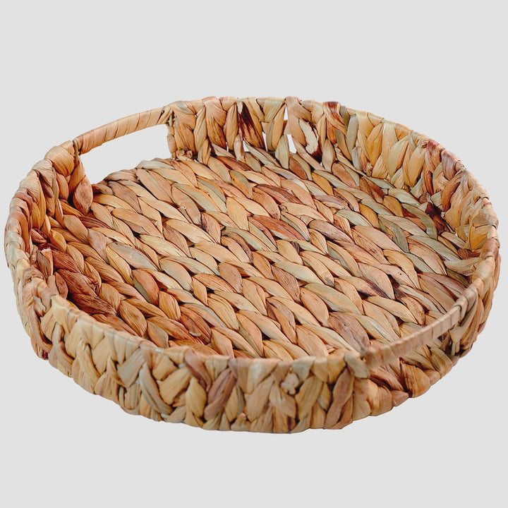 Handwoven storage basket with wave edge Kalsten