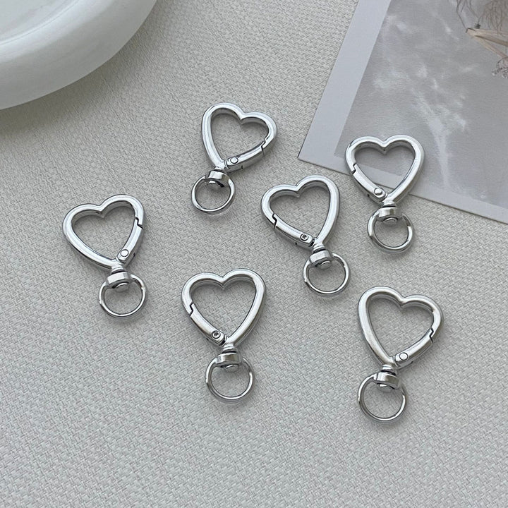 Heart-Shaped Clip Hook Keychain Kalsten