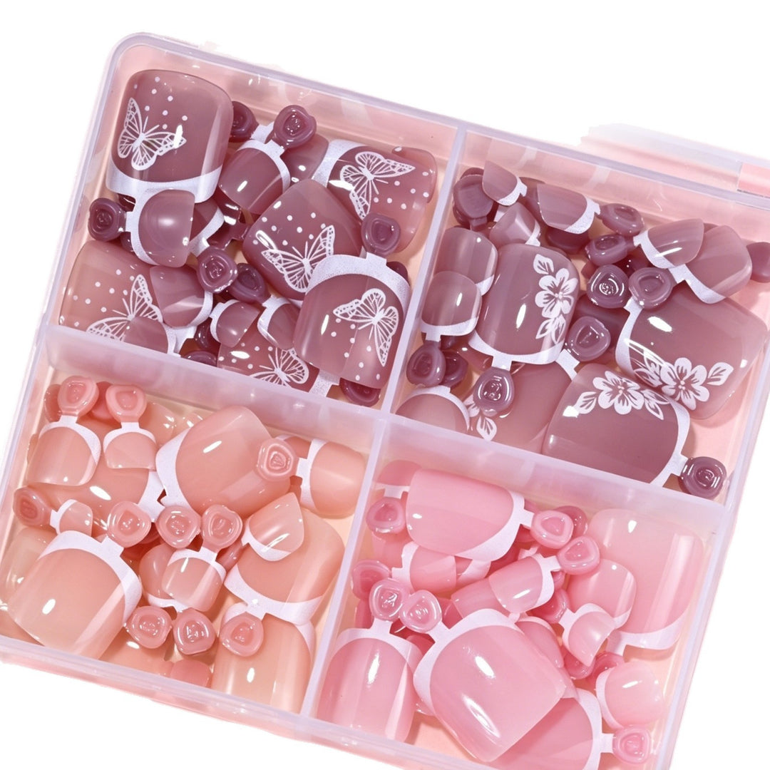 Elegant Press-On Nail Art Set