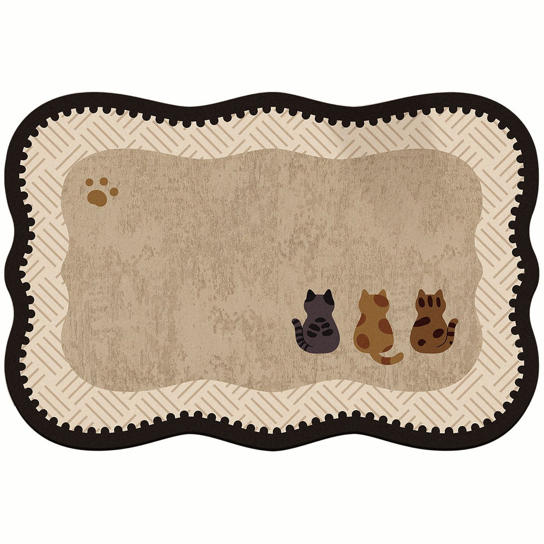 Cute Cartoon-Themed Area Mat